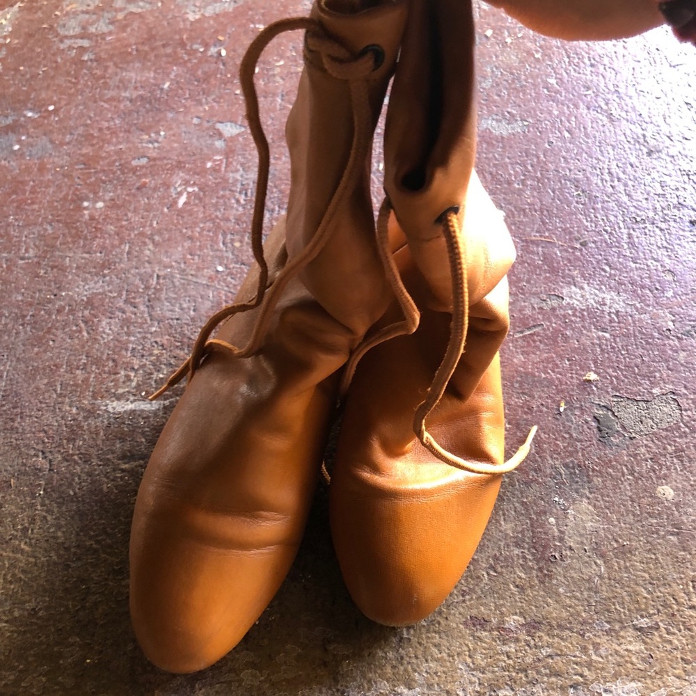 Honey brown Leather boots Bootalinos by Corelli